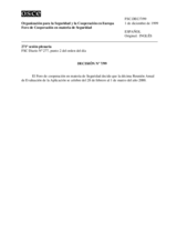Forum for Security Co-operation Decision No. 7/99 (es)