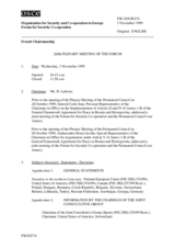 Journal of the 268th Plenary Meeting of the Forum for Security Co-operation