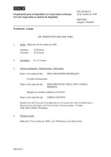 Journal of the 266th Plenary Meeting of the Forum for Security Co-operation (es)