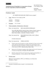 Journal of the 267th Plenary Meeting of the Forum for Security Co-operation (es)