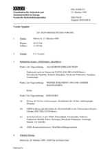 Journal of the 265th Plenary Meeting of the Forum for Security Co-operation (de)