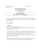 Media info sheet