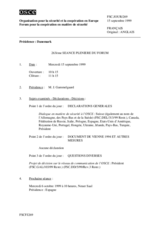 Journal of the 263rd Plenary Meeting of the Forum for Security Co-operation (fr)