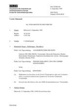 Journal of the 262nd Plenary Meeting of the Forum for Security Co-operation (de)