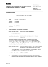 Journal of the 259th Plenary Meeting of the Forum for Security Co-operation (es)