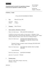 Journal of the 257th Plenary Meeting of the Forum for Security Co-operation (fr)