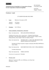 Journal of the 257th Plenary Meeting of the Forum for Security Co-operation (es)