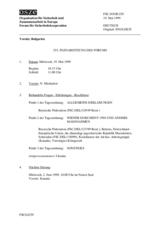 Journal of the 253rd Plenary Meeting of the Forum for Security Co-operation (de)
