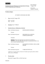 Journal of the 252nd Plenary Meeting of the Forum for Security Co-operation (it)