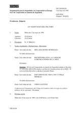 Journal of the 252nd Plenary Meeting of the Forum for Security Co-operation (es)