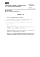 Forum for Security Co-operation Decision No. 4/99 (es)