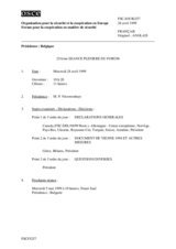 Journal of the 251st Plenary Meeting of the Forum for Security Co-operation (fr)