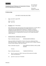 Journal of the 250th Plenary Meeting of the Forum for Security Co-operation (it)