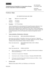 Journal of the 250th Plenary Meeting of the Forum for Security Co-operation (es)