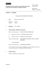 Journal of the 249th Plenary Meeting of the Forum for Security Co-operation (fr)