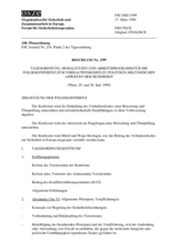 Forum for Security Co-operation Decision No. 3/99 (de)