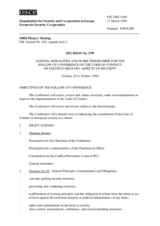 Forum for Security Co-operation Decision No. 3/99