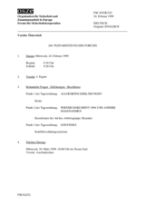 Journal of the 246th Plenary Meeting of the Forum for Security Co-operation (de)