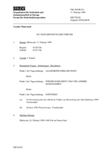 Journal of the 245th Plenary Meeting of the Forum for Security Co-operation (de)