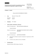 Journal of the 245th Plenary Meeting of the Forum for Security Co-operation (fr)