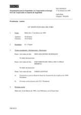 Journal of the 245th Plenary Meeting of the Forum for Security Co-operation (es)