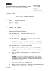 Journal of the 242nd Plenary Meeting of the Forum for Security Co-operation (fr)