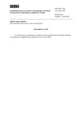 Forum for Security Co-operation Decision No. 1/99 (fr)