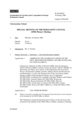 Journal of the 695th Special Plenary Meeting of the Permanent Council