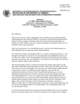 Statement by the Delegation of Armenia on 2008 Unified Budget Proposal