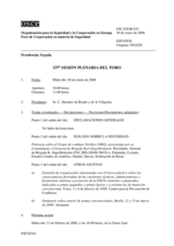 Journal of the 537th Plenary Meeting of the Forum for Security Co-operation (es)