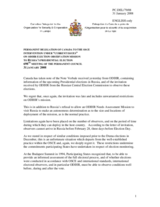 Intervention by the Delegation of Canada on ODIHR Election Observation Mission to Russia's Presidential Election