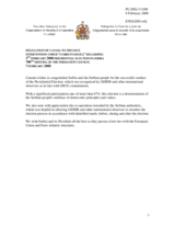 Statement by the Delegation of Canada on the Presidential Elections in Serbia