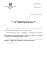 Statement by the Delegation of Italy on parliamentary elections in Italy (13-14 April) (it)