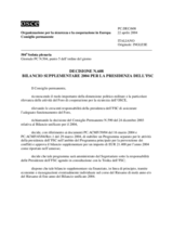 Permanent Council Decision No. 608 (it)