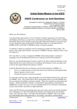 Statement by Ambassador Edward R. O Donnell, Special Envoy for Holocaust Issues, U.S. Department of State Statement by Ambassador Edward R. O Donnell, Special Envoy for Holocaust Issues, U.S. Department of State