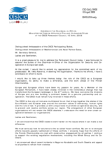 Address by the Chairman-in-Office, Minister for Foreign Affairs of Finland, Alexander Stubb