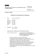 Journal of the 708th Plenary Meeting of the Permanent Council (it)