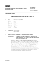 Journal of the 708th Plenary Meeting of the Permanent Council