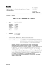 Journal of the 708th Plenary Meeting of the Permanent Council (fr)