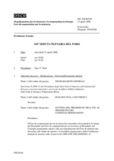 Journal of the 543rd Plenary Meeting of the Forum for Security Co-operation (it)