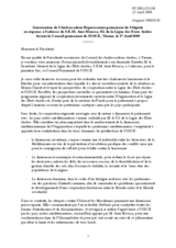 Statement by the Delegation of Algeria in response to the address by the Secretary General of the League of Arab States, Amr Moussa (fr)