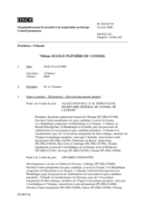 Journal of the 710th Plenary Meeting of the Permanent Council (fr)