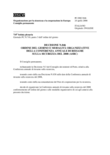 Permanent Council Decision No. 846 (it)