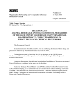 Permanent Council Decision No. 847