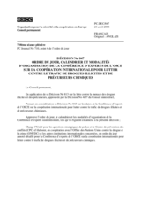 Permanent Council Decision No. 847 (fr)