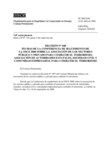 Permanent Council Decision No. 847 (es)