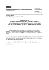 Permanent Council Decision No. 848 (es)