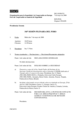 Journal of the 545th Plenary Meeting of the Forum for Security Co-operation (es)