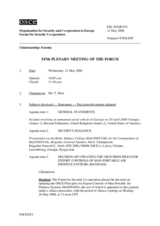 Journal of the 547th Plenary Meeting of the Forum for Security Co-operation