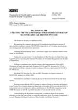 Forum for Security Co-operation Decision No. 5/08